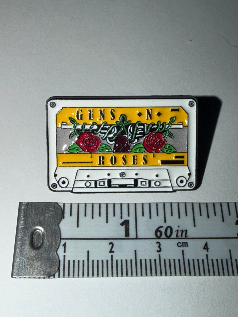 Guns N Roses Cassette Tape Pin Brooch